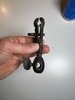 Vintage Cast Iron Bunsen Burner Stand Clamp Arm Test Tube Ring Retort Rod