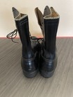 Vintage Nos Genesco 1972 Size 11r Men   s Black Leather Military Combat Boots Usmc