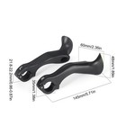 Bike Handlebar Ends Ergonomic No-slip Bar Ends Extension Mtb Road Bar Extender