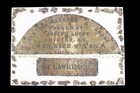 Old St Lawrence River New York Standard Oyster Wood Barrel Brass Stencil Sign