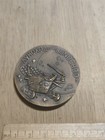 Soviet Russia Space Medal 1st Space Dogs Belka   Strelka 30th Anniv- 50 Mm