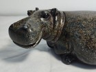 Gorgeous Genuine Polished Hippo Stone Hand  Carving Sculpture Figurine 