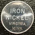 1958 Minnesota Centennial So Called Dollar Iron Nickel Cuttings Mn Hk 518a Medal