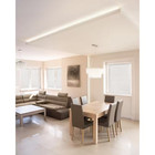 White Cordless 1 In  Vinyl Mini Blind - 70 In  W X 48 In  L Free Shipping New