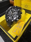 Invicta I-force 50mm All Black Men   s Quartz Watch