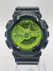 Casio G-shock Ga-110b-1a3 Black Neon Green Watch W  Box New Battery   Greased
