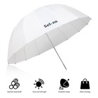 65 Inch Photography Studio Translucent Parabolic Lighting Reflective Umbrella   