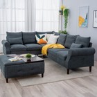 Panana 6 Seat L Shaped Sectional Sofa With Universal Corner  Choice Of Colour