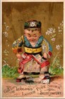 Ludlows Ladies Fine Shoes Young Boy Cultural Asian Robe Victorian Trade Card
