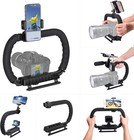 3 Shoe Camera Stabilizer Rig Cage For Dslr Mirrorless Gopro Iphone Android Video