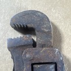 Walworth Vintage Genuine Stillson 8    Inch Pipe Wrench Monkey Wood Handle  Usa