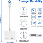 Apple Lightning To Hdmi Adapter 1080p Video And Audio Sync Screen Converter