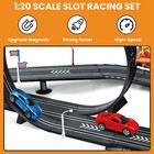 Slot Car Race Track Sets  Electric Race Car Track With 4 High-speed Slot Cars   