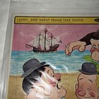 Laurel   Hardy Frame-tray Giant Puzzle-1967-film Comedians Silent Era - Whitman