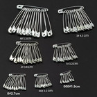 50pcs Silver Safety Pins Diy Sewing Tools Accessory Stainless Steel Needles Larg