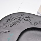 7 5  China Huizhou Natural Original Stone Hand-carved Pine Tree Inkstone Inkslab