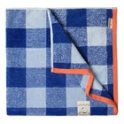 Sofe H l   Playa Velour Large Beach Towel Pack Of 1  35    Set Of 1 Blue - Plaid