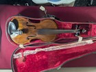 Antique French Henri Farny Et Cie Violin Paris Flamed Maple W  Case