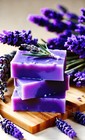 Lavender Handmade Organic Soap Bar Natural Oil Wonderful Scent Premium Body Spa