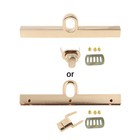 Clasp Turn Lock Metal Hardware For Diy Handbag Shoulder Bag Closure Purse Making