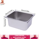 6 Pack Hotel Pans 6  Deep Steam Table Pan 1 2 Half Size 13  L X 10 2  W Commerci