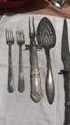 Antique Sterling Silver Carving Set