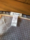 New Eton Silk Pocket Square Four Sided  98 Msrp Made In Italy