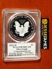 2019 W Proof Silver Eagle Pcgs Pr70 Mercanti Signed Congratulations Set Fun Show