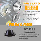 For Small Block Ford 302 351w V-belt Pulley Kit Alternator Water Pump Crankshaft