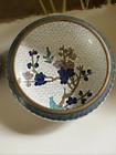 2 Early 20th C  Chinese  Cloisonne Vases With Blue Celestial Dragons
