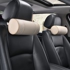 Car Headrest Neck Pillow Genuine Leather