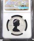 2013 Canada Silver 4 Dollars Maple 25th Anniversary 1 2 Oz Ngc Reverse Pf 70