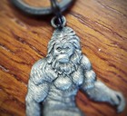 Pewter Squatch Keychain