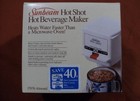 Vintage Sunbeam Hot Shot Beverage Maker 17076 Almond Water Dispenser 1985 - New