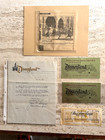 Disneyland Dedication Day July 17  1955 W  2 Press Preview letter  m o  Receipt