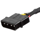 2x Molex 4-pin To 4 Serial Ata Sata 2 Ii Sata2 15-pin Hdd Power Adapter Cable