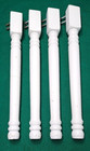 Vintage Set Of 4 Salvaged Turned Wood Table Legs 28 1 2  Long