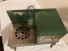 Vintage Electric Metal Green Little Stove Oven Childs Toy  works 