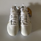 Nike Men   s 7 5 Huarache 9 Elite Low Lax Lacrosse Cleats White gold Fd0089-100