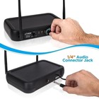 Pyle Vhf Fixed Frequency Wireless Microphone System  Adjustable Volume Controls