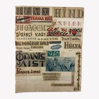 1940s Greek Scrapbook With Die Cuts-illustrations-typography Letters   More