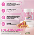 Women s Creatine Monohydrate Powder With Bcaa Collagen Inositol Orange Flavor 50