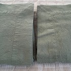 Sferra Medallion 100  Cotton Matelasse Euro Shams  2  Sage Green - Italy Nwot