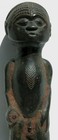 An Authentic Antique African Statue Figure With Display Base Congo Drc