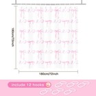 Pink Bow Shower Curtain For Bathroom Bow Coquette Shower Curtain For Pink Bow   