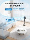 Home Smartoscillating Pedestal Fans Wi-fi voice Control 6modes 8speeds Adjustabl