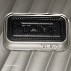 Tumi For Delta Grey Logo Hard Shell Amenity Zipper Travel Case Pouch 6 5 x4 