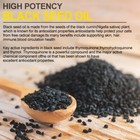 120 Black Seed Oil Capsules- 100  Pure Organic Cold Pressed Cumin Nigella Sativa