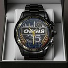 Oasis 35th Anniversary Black Stainless Steel Watch