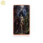 1 Pc 5oz Dark Fantasy Grim Reaper Goddess Hold A Scythe Copper Bar Collectible